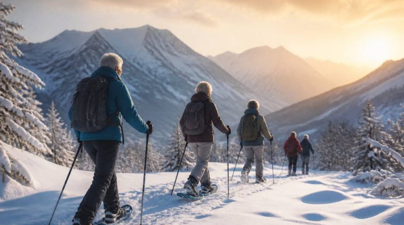Séjour raquettes seniors : les meilleures destinations en France