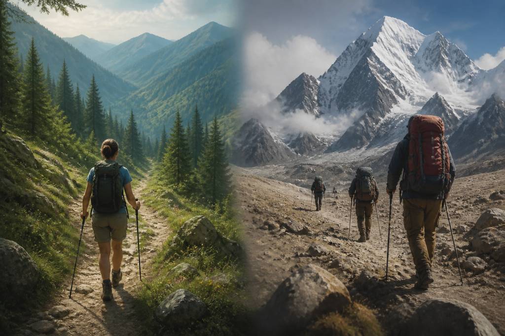 Quelle est la différence entre trekking et randonnée ?