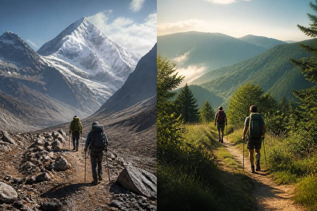 Quelle est la différence entre trek et randonnée ?