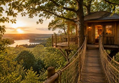 Cabane dans les arbres à Quistinic : une escapade nature au cœur du Morbihan
