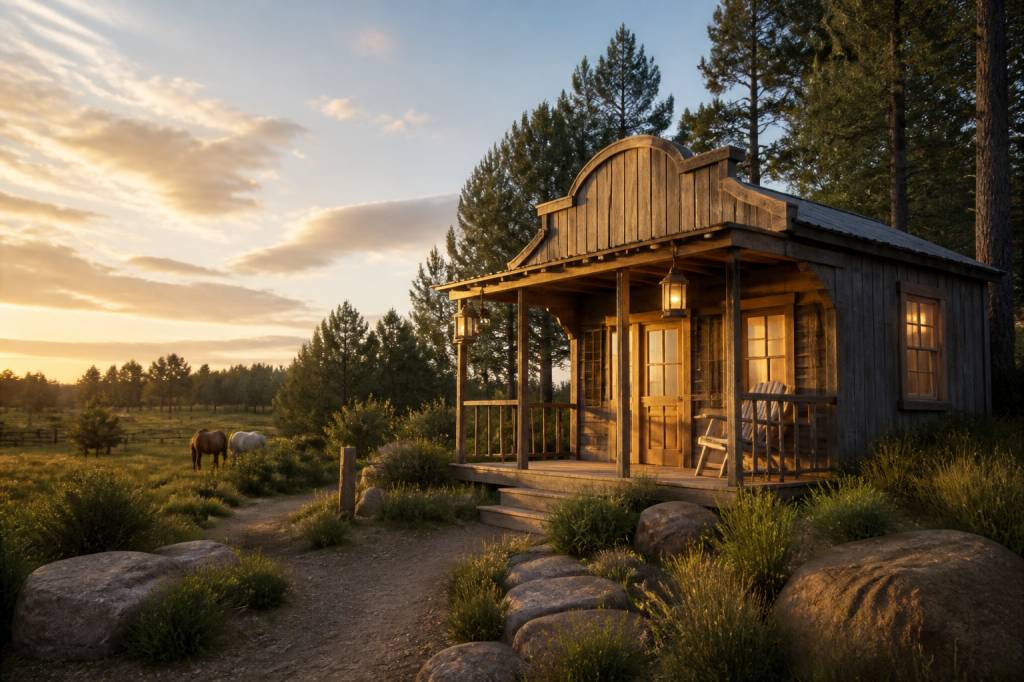 Maisonnette ranch : un hébergement insolite pour des vacances nature en France