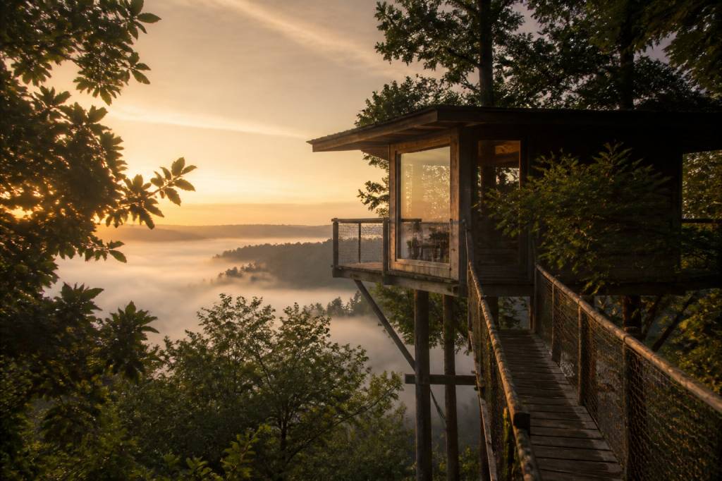 Cabane la haut : une escapade insolite au cœur de la nature française