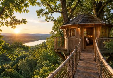 Petite cabane dans les arbres : une escapade insolite au cœur de la nature française