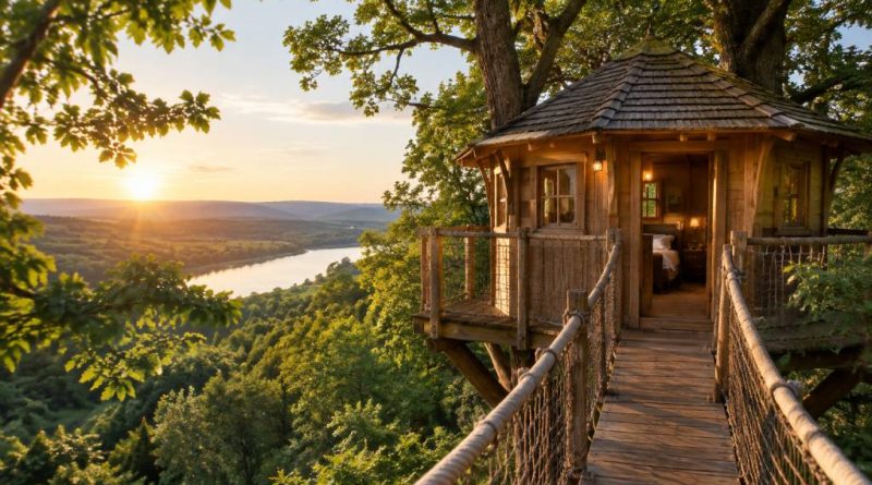 Petite cabane dans les arbres : une escapade insolite au cœur de la nature française