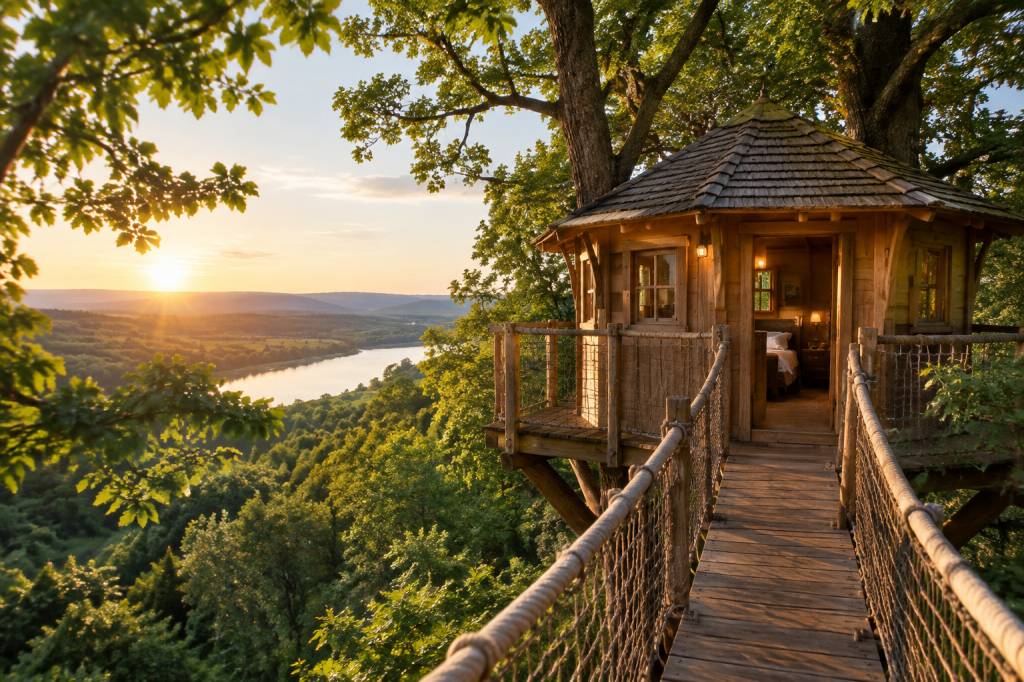 Petite cabane dans les arbres : une escapade insolite au cœur de la nature française