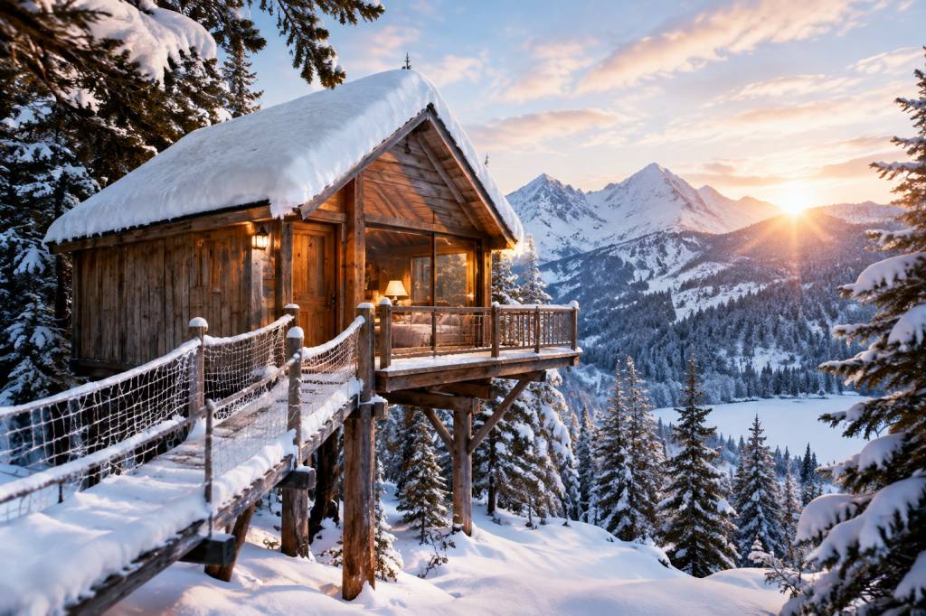 Cabane dans la neige : les plus beaux hébergements insolites en France