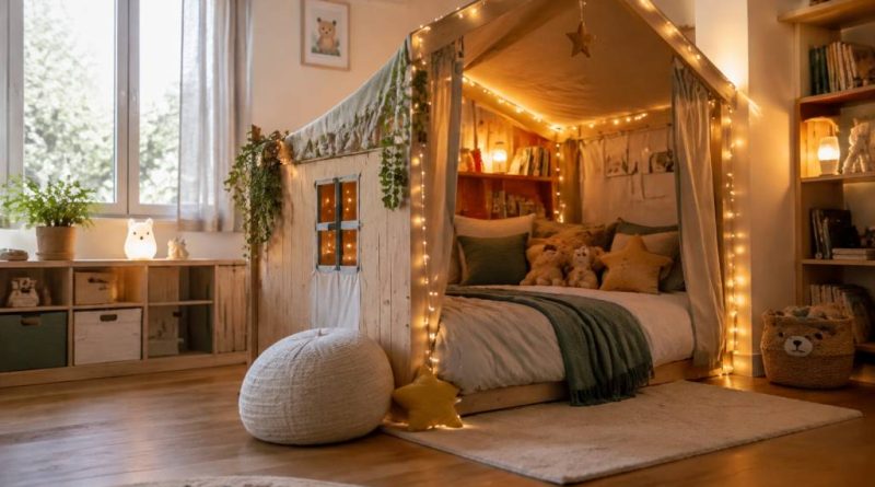 Idée de cabane dans une chambre facile : 7 astuces pour créer un coin magique aux enfants