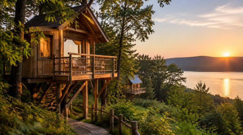 Cabanes bois de Rosoy : une escapade nature pour vos vacances en France