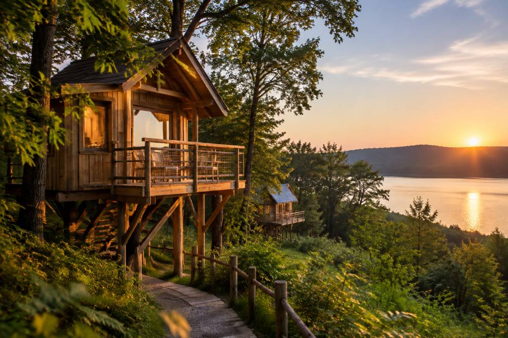 Cabanes bois de Rosoy : une escapade nature pour vos vacances en France