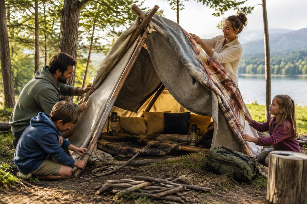 Comment faire une cabane en couverture facile : astuces pour des vacances en famille réussies