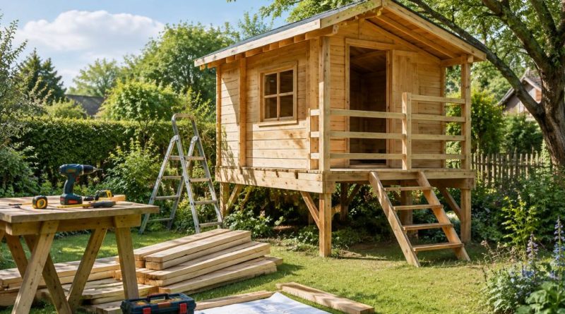 Comment faire une cabane en bois dans son jardin ?